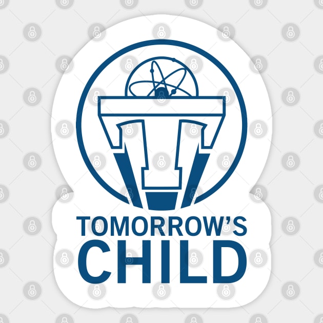 Tomorrowland Logo - Blue Sticker by chwbcc